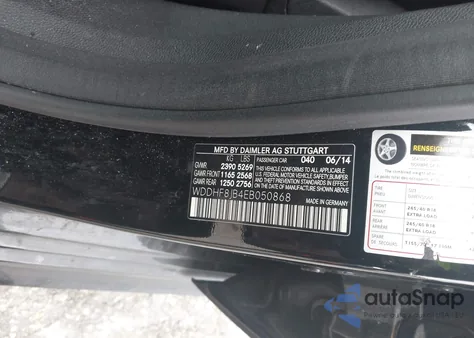 2014 Mercedes-Benz E 350 4Matic из США, поврежденный, VIN WDDHF8JB4EB050868